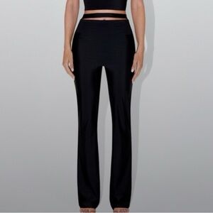 KHY CUTOUT FOLDOVER STRETCH PANTS